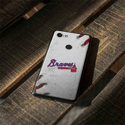 MLB Atlanta Braves Game Ball Google Pixel 3 Skin